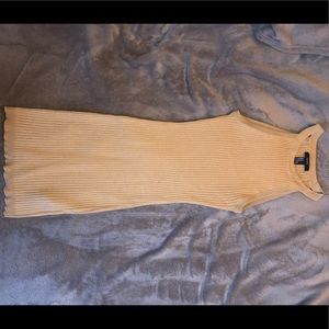 Nude Ribbed dress